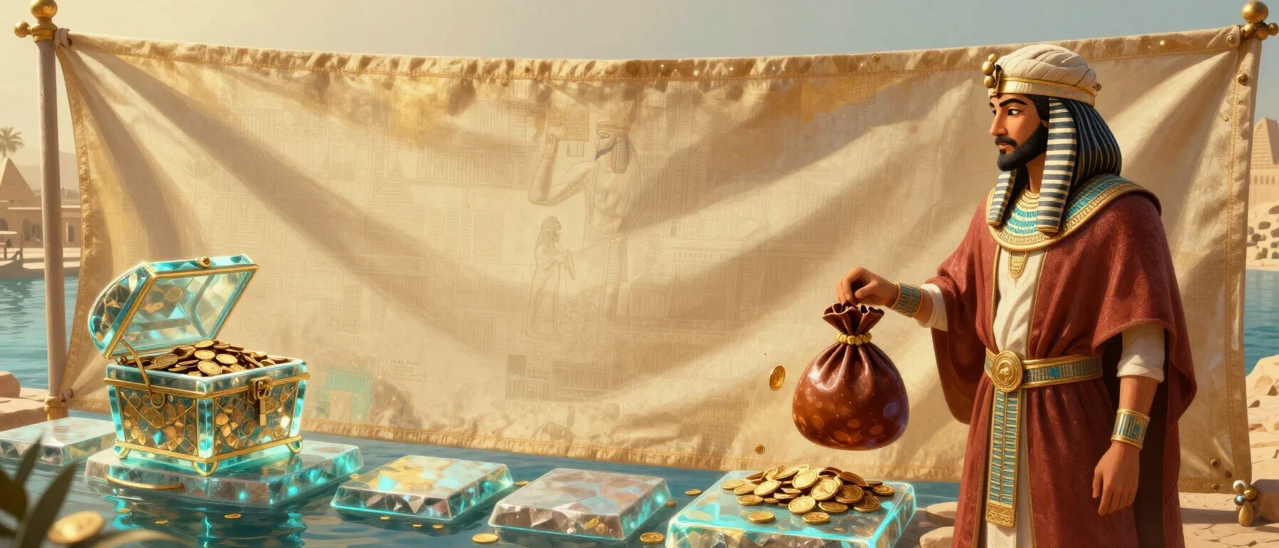 A purse and treasure chest represent Golden Nugget Casino withdrawal options