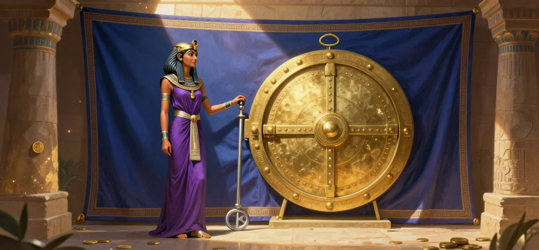 Golden Nugget Casino login with a golden key and vault door